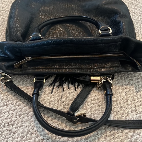 Michael Kors Black Tassel Handbag / Sachel - Picture 9 of 16